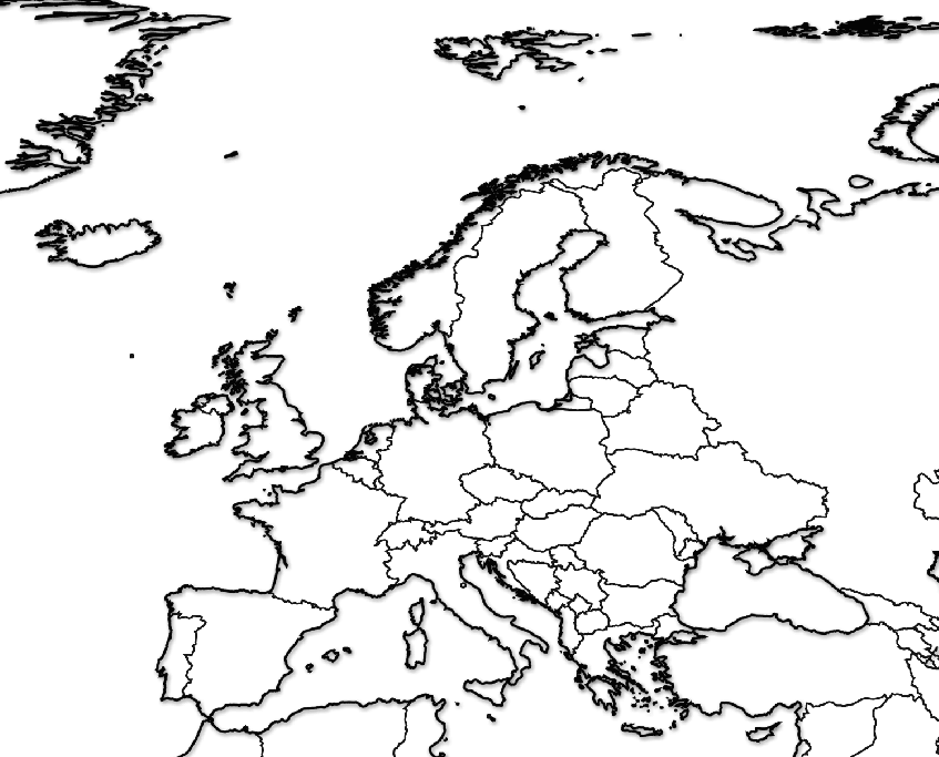 mapa de europa mudo. mapa de europa mudo. cwerdna