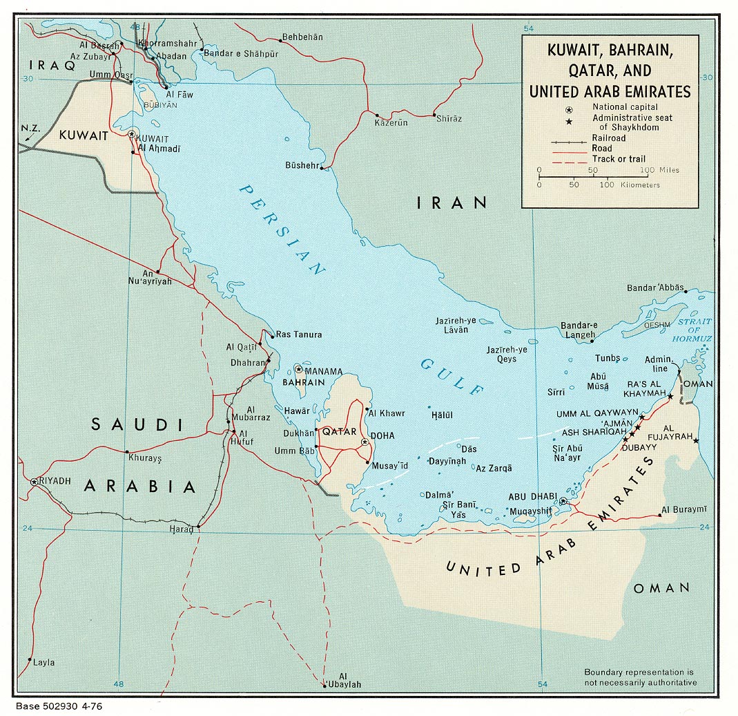 نقشه بوشهر بحرین