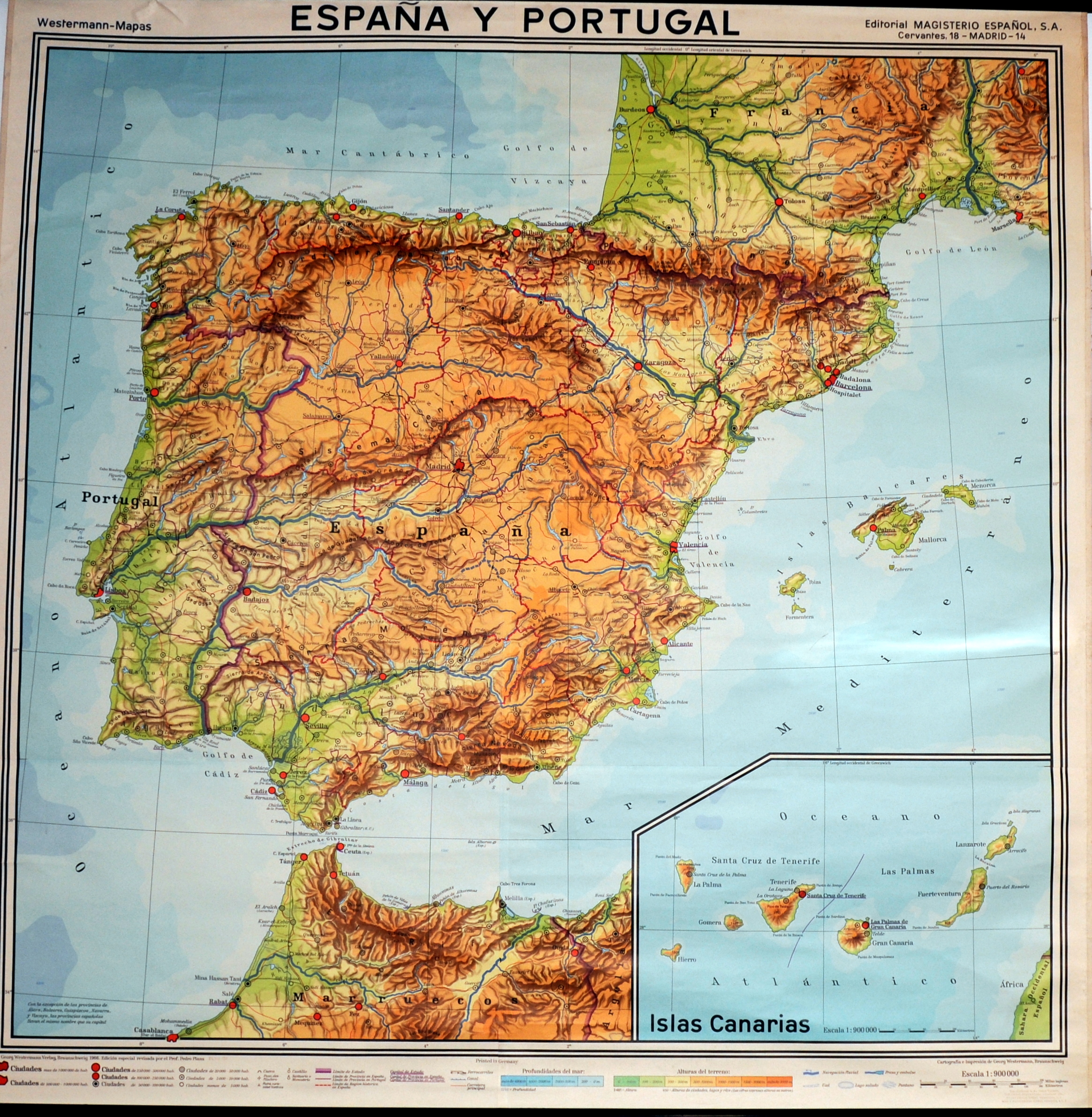 España, Portugal y las Islas Canarias 1966