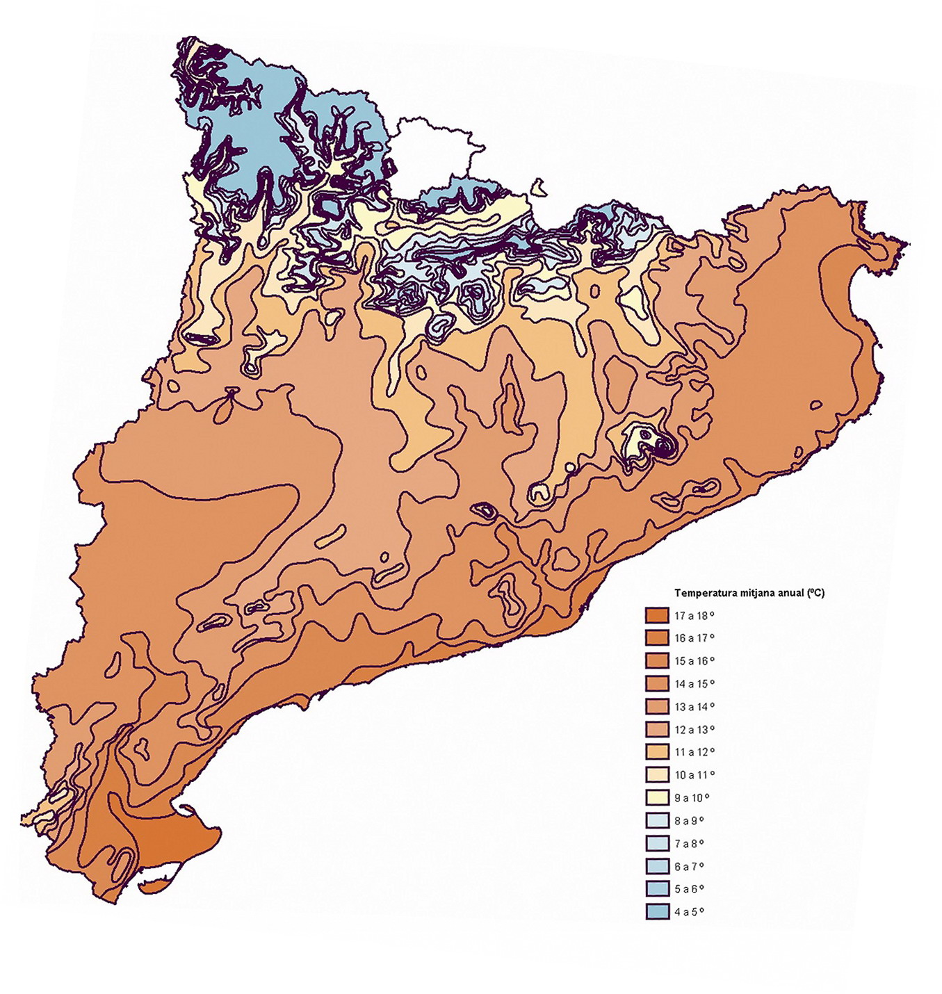 Temperatura de Cataluña