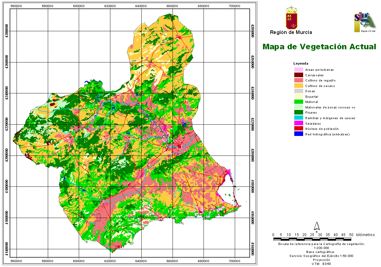 Vegetación de la Región de Murcia