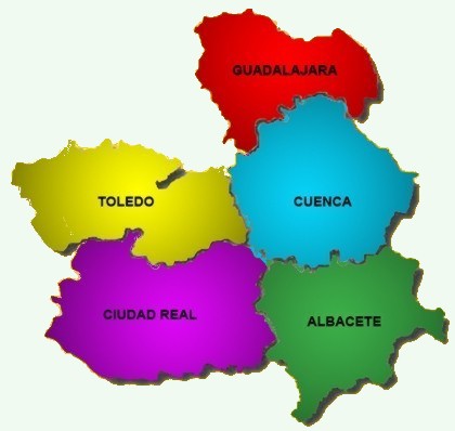 Las provincias de Castilla-La Mancha