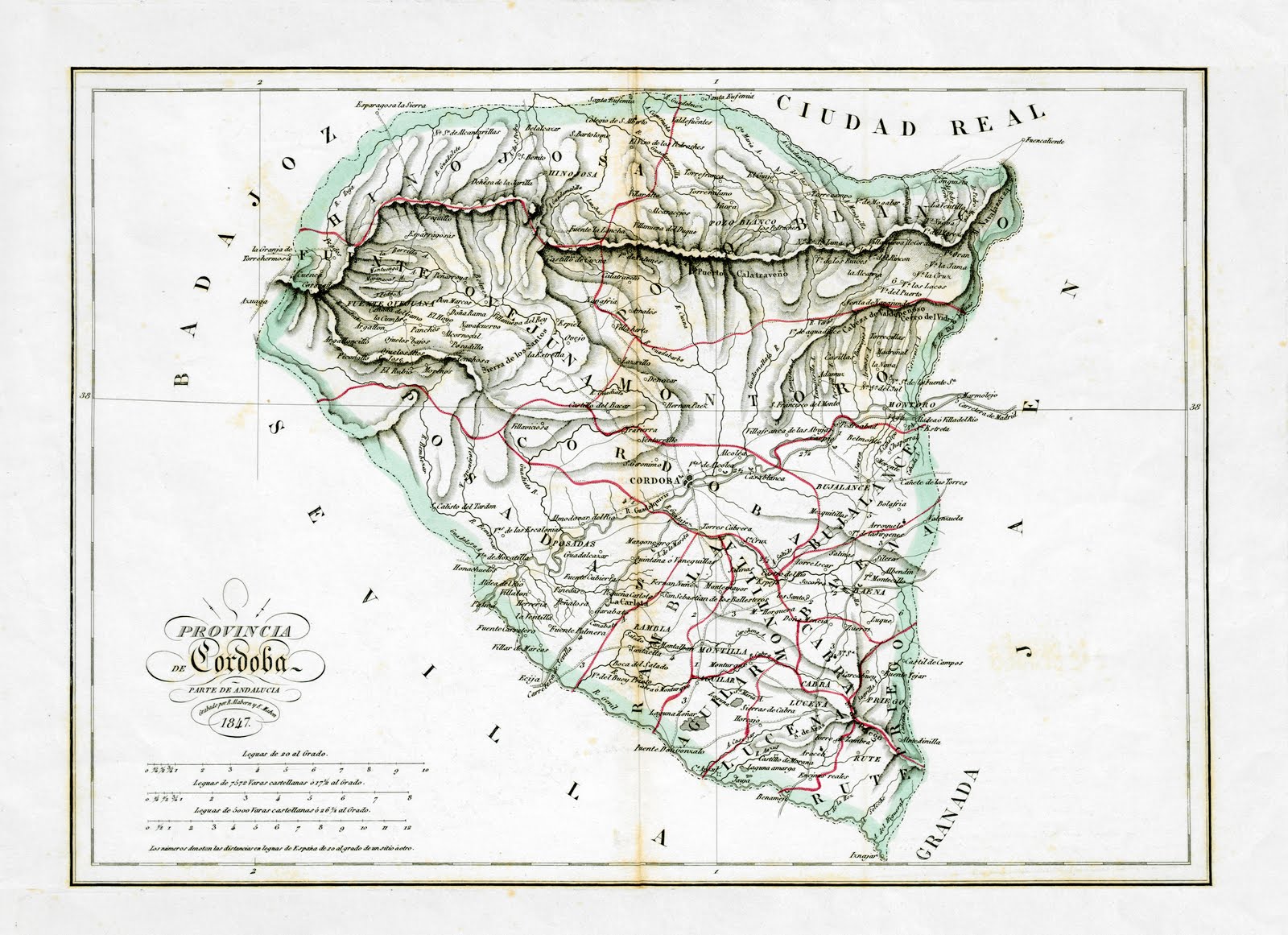 Provincia de Córdoba en 1847