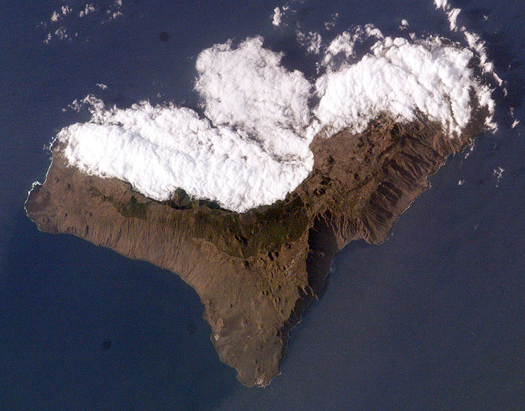 Imagen, Foto Satelite de la isla de El Hierro