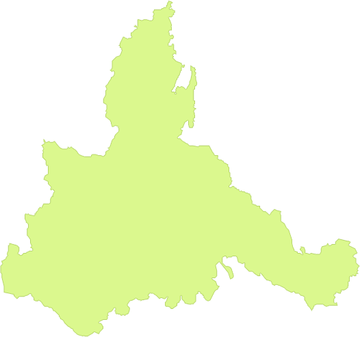 Mapa mudo de la Provincia de Zaragoza