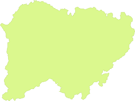 Mapa mudo de la Provincia de Salamanca