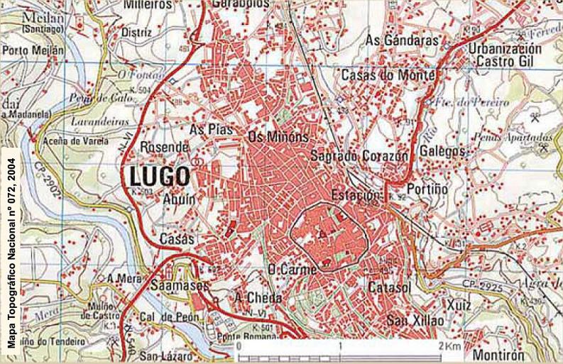 Mapa de Lugo 2004