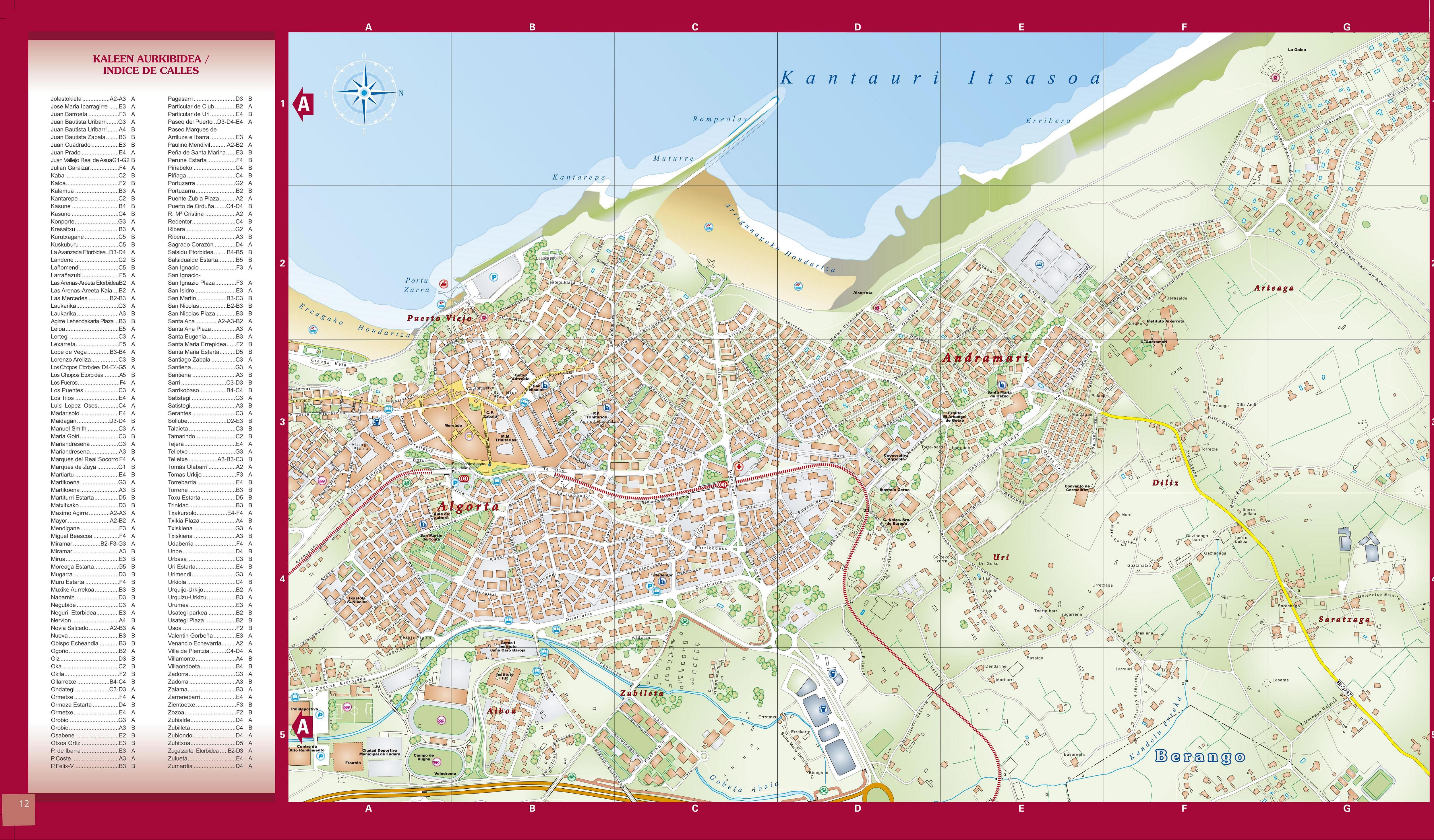 Mapa de Guecho (1) 2004