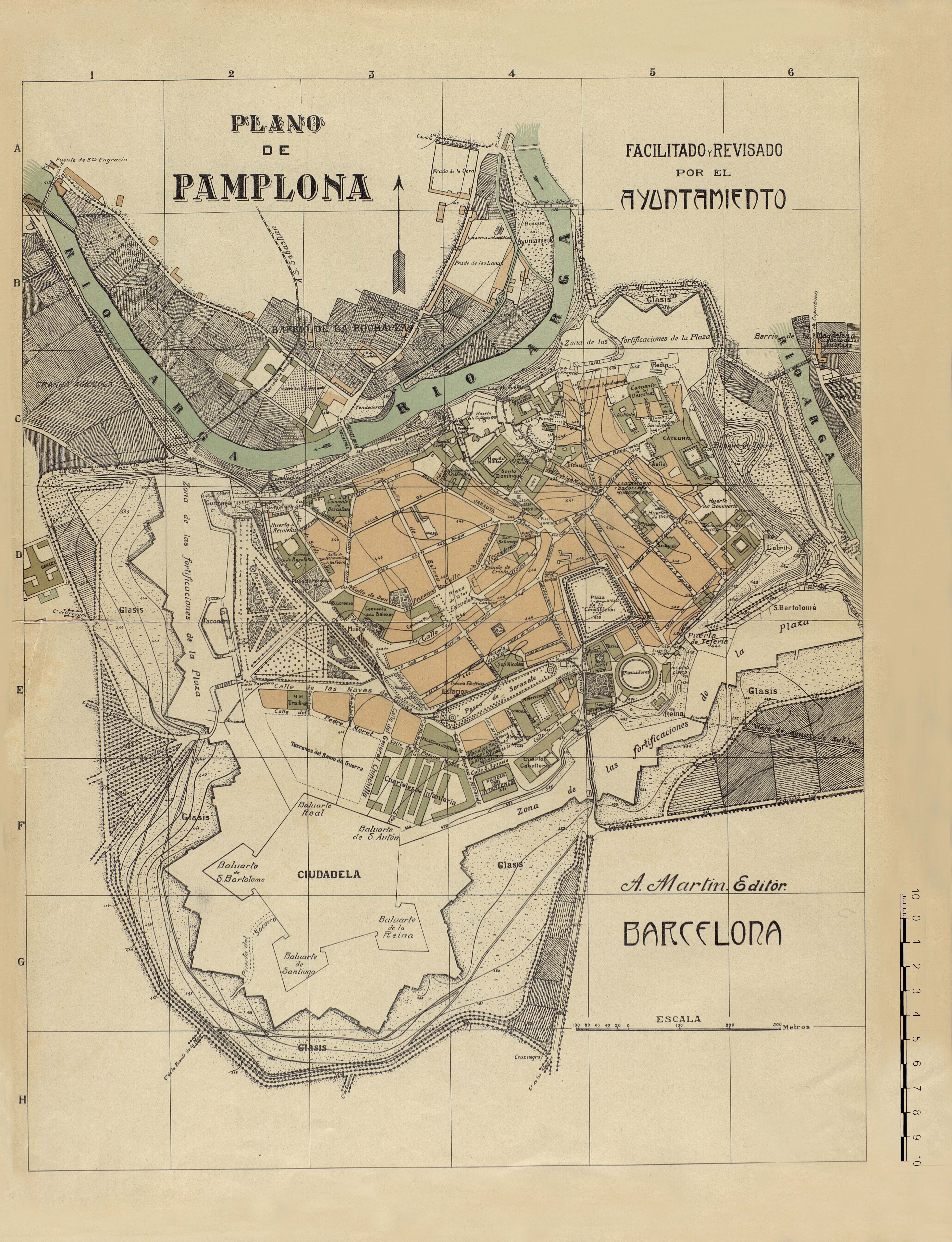 Plano de Pamplona