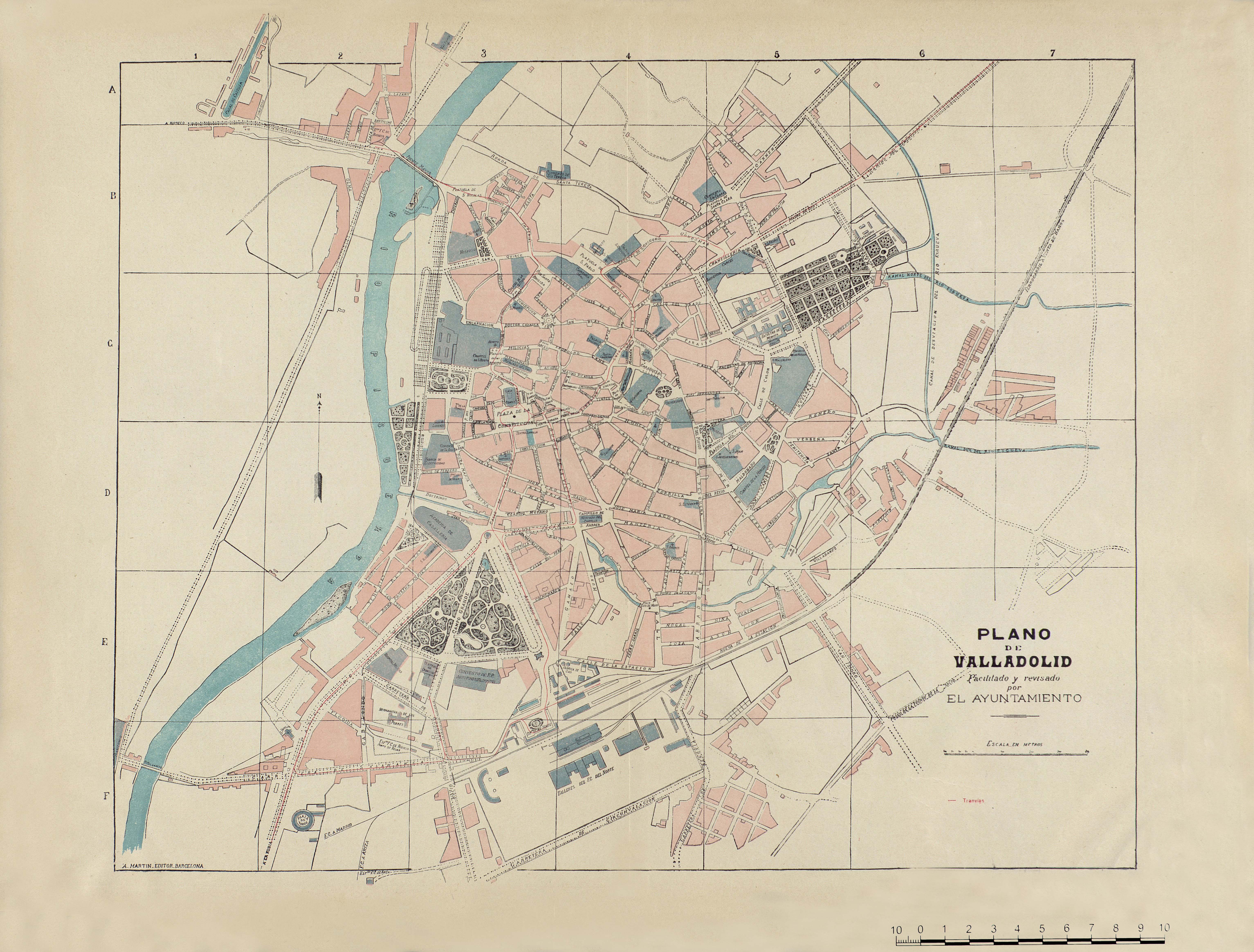 Plano de Valladolid