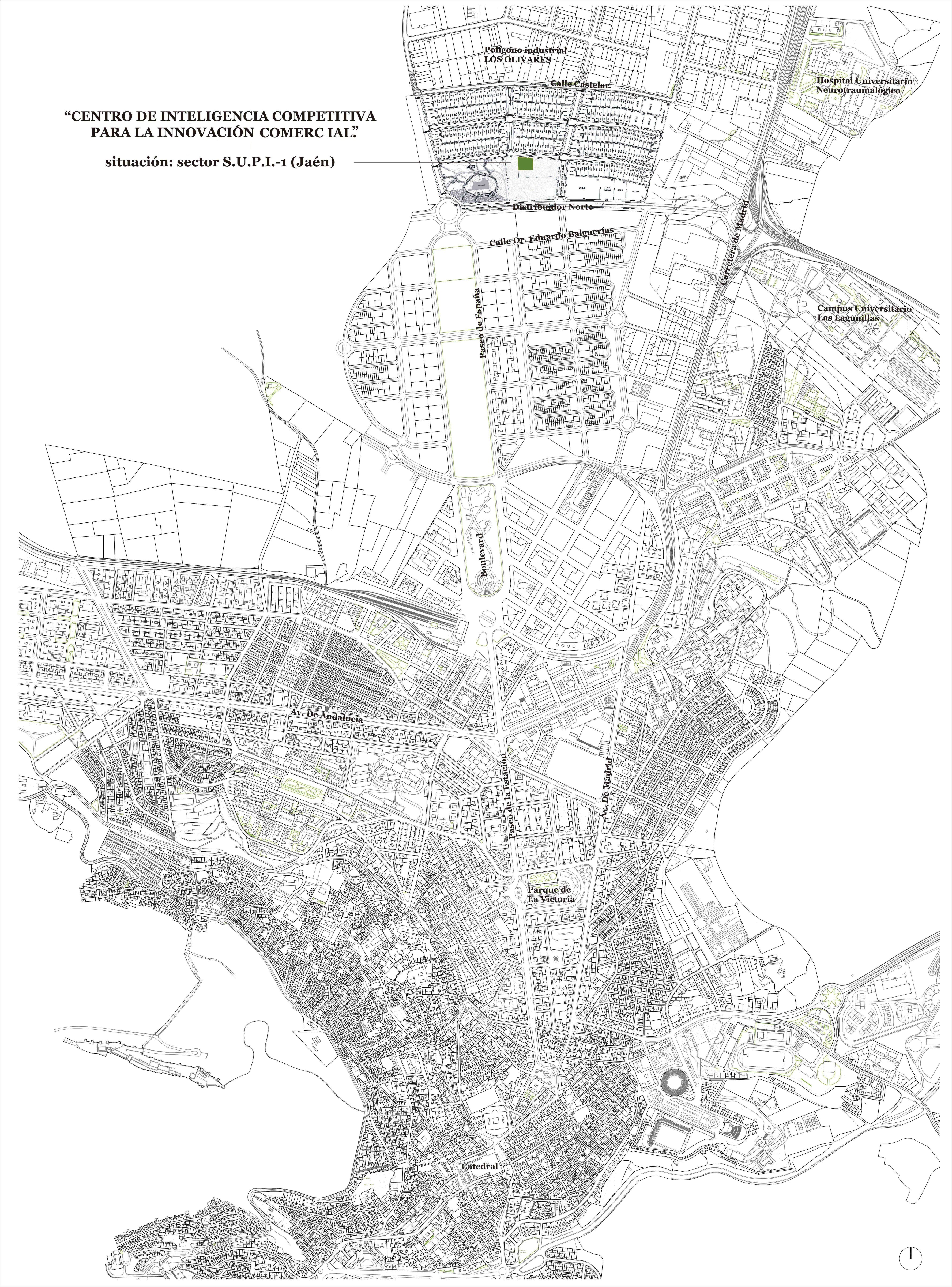 Mapa de Jaén