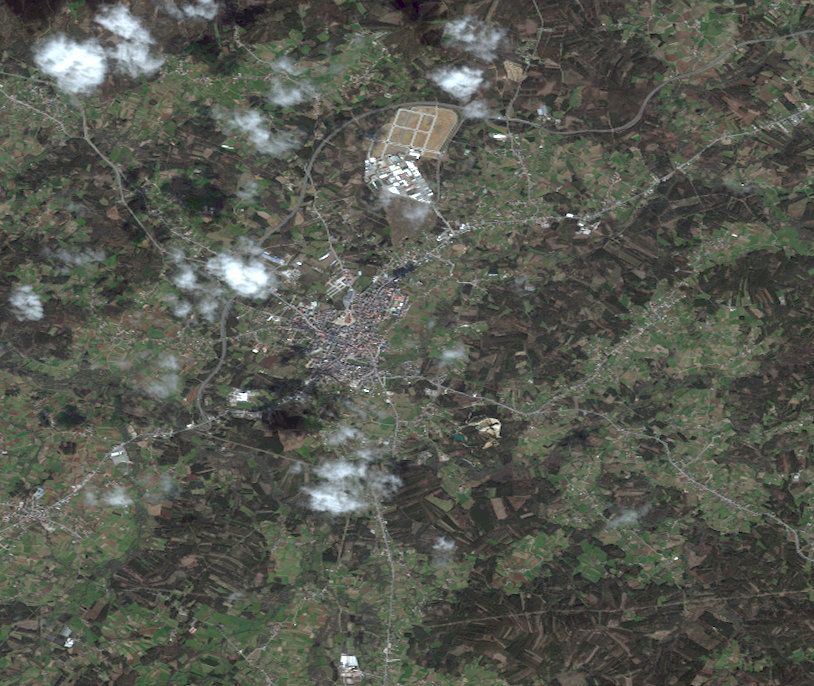 Mapa satelital de Carballo