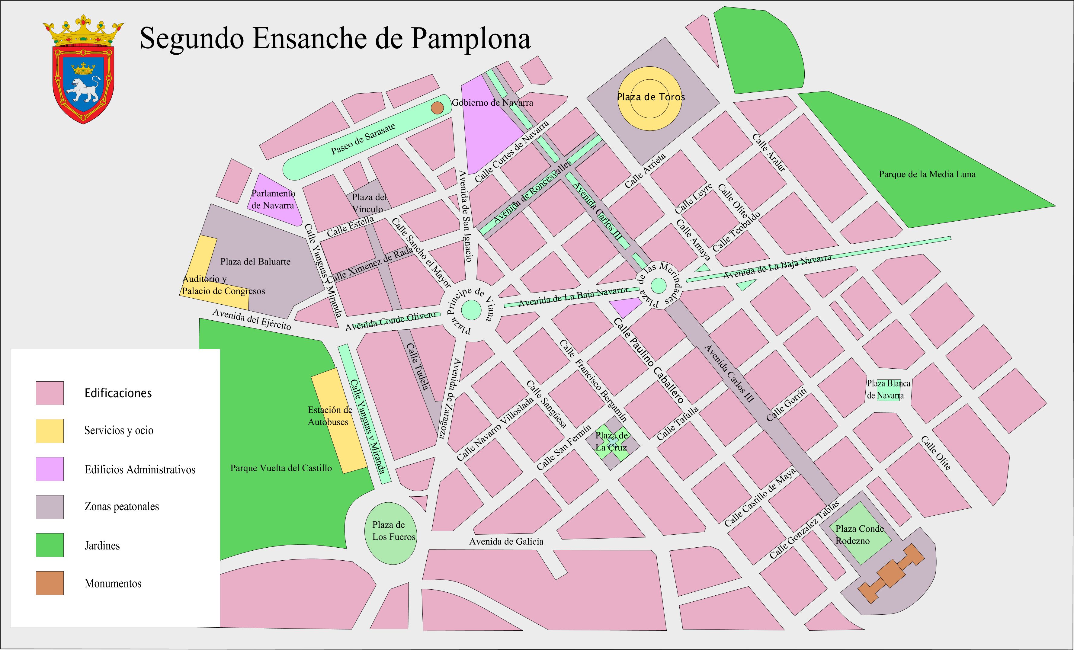 map-of-of-the-second-expansion-of-pamplona-mapa-owje