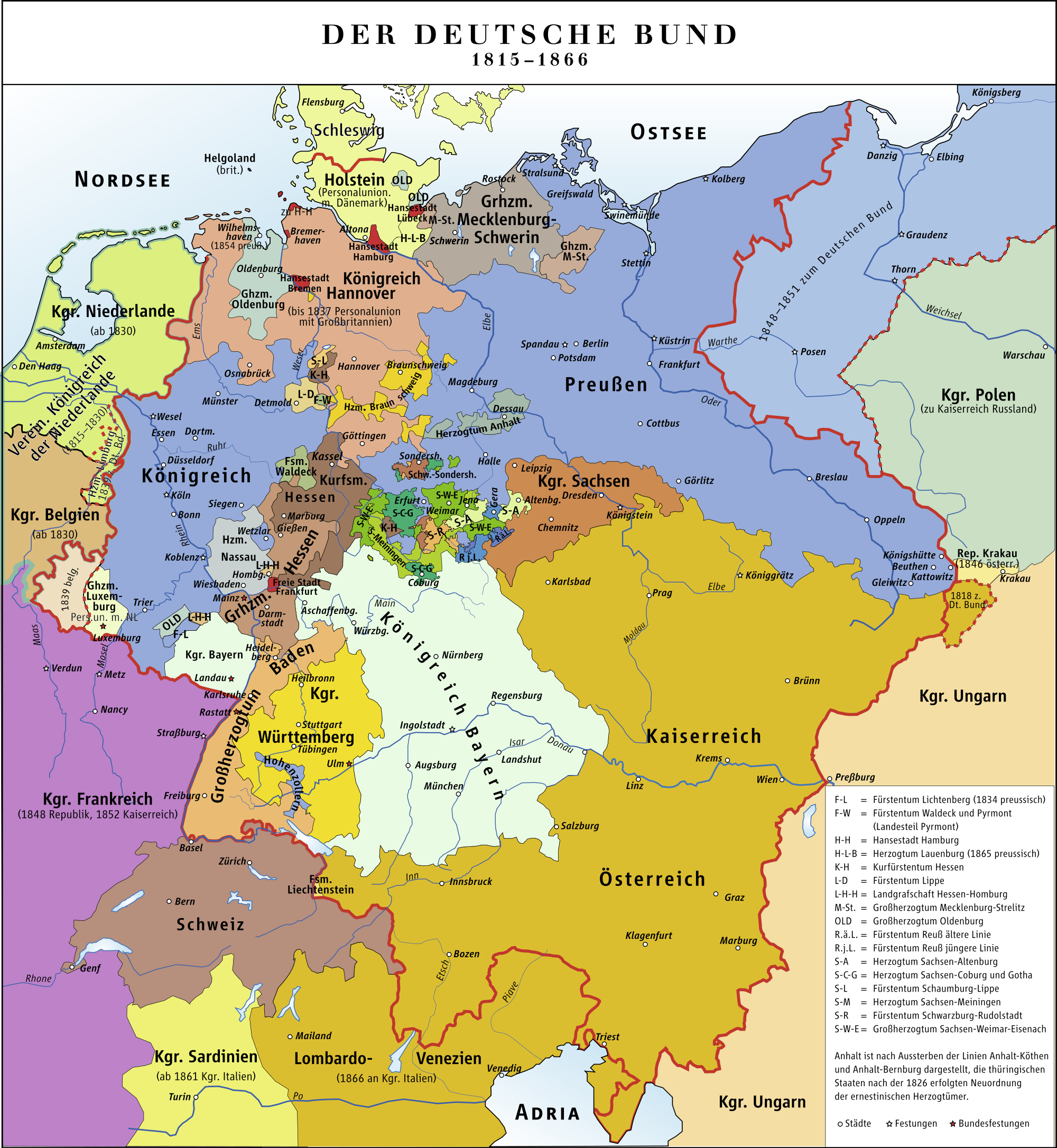 Confederación Germánica 1815–1866