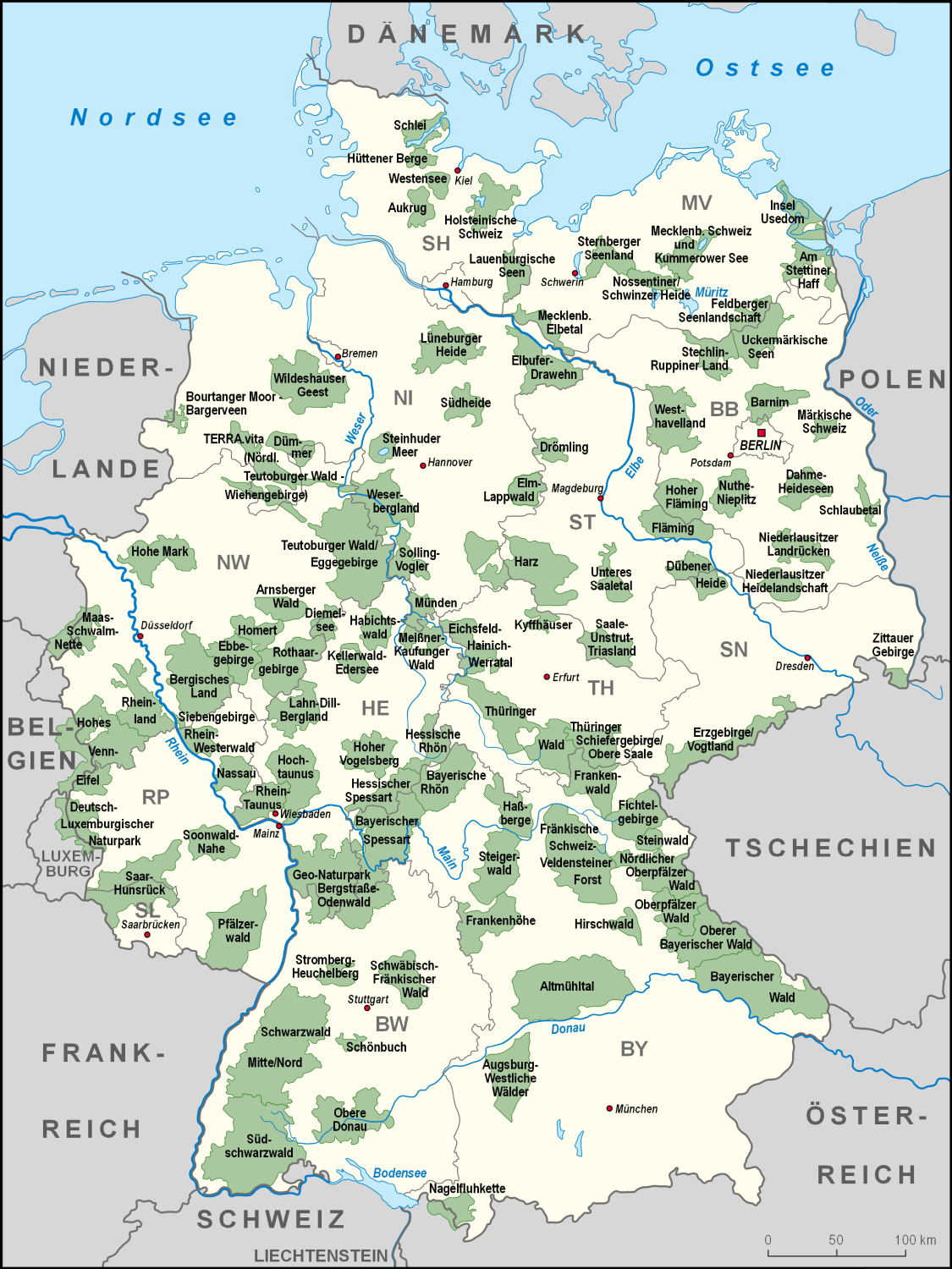 Parques Naturales de Alemania 2008