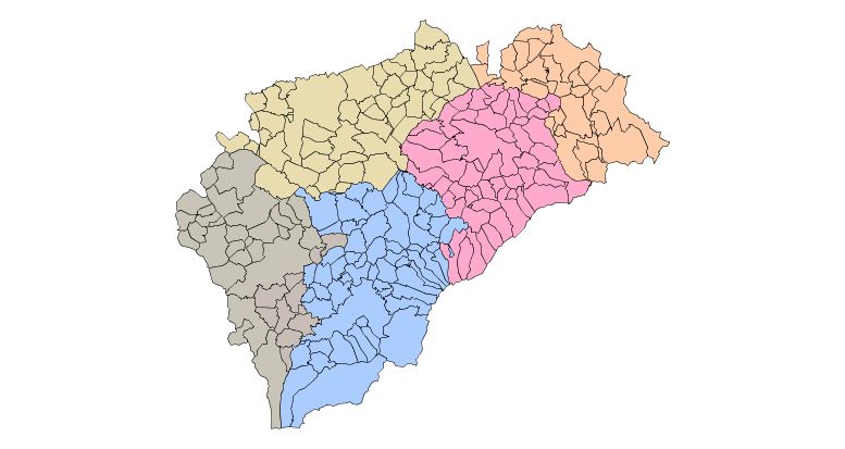 Partidos Judiciales de la provincia de Segovia 2009