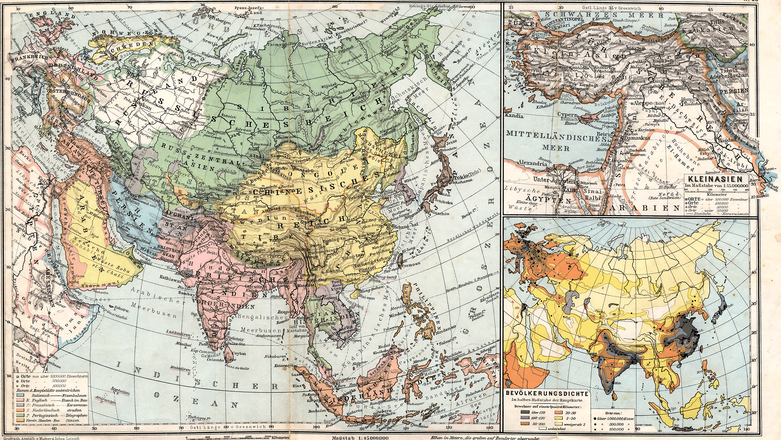 Asia en 1905