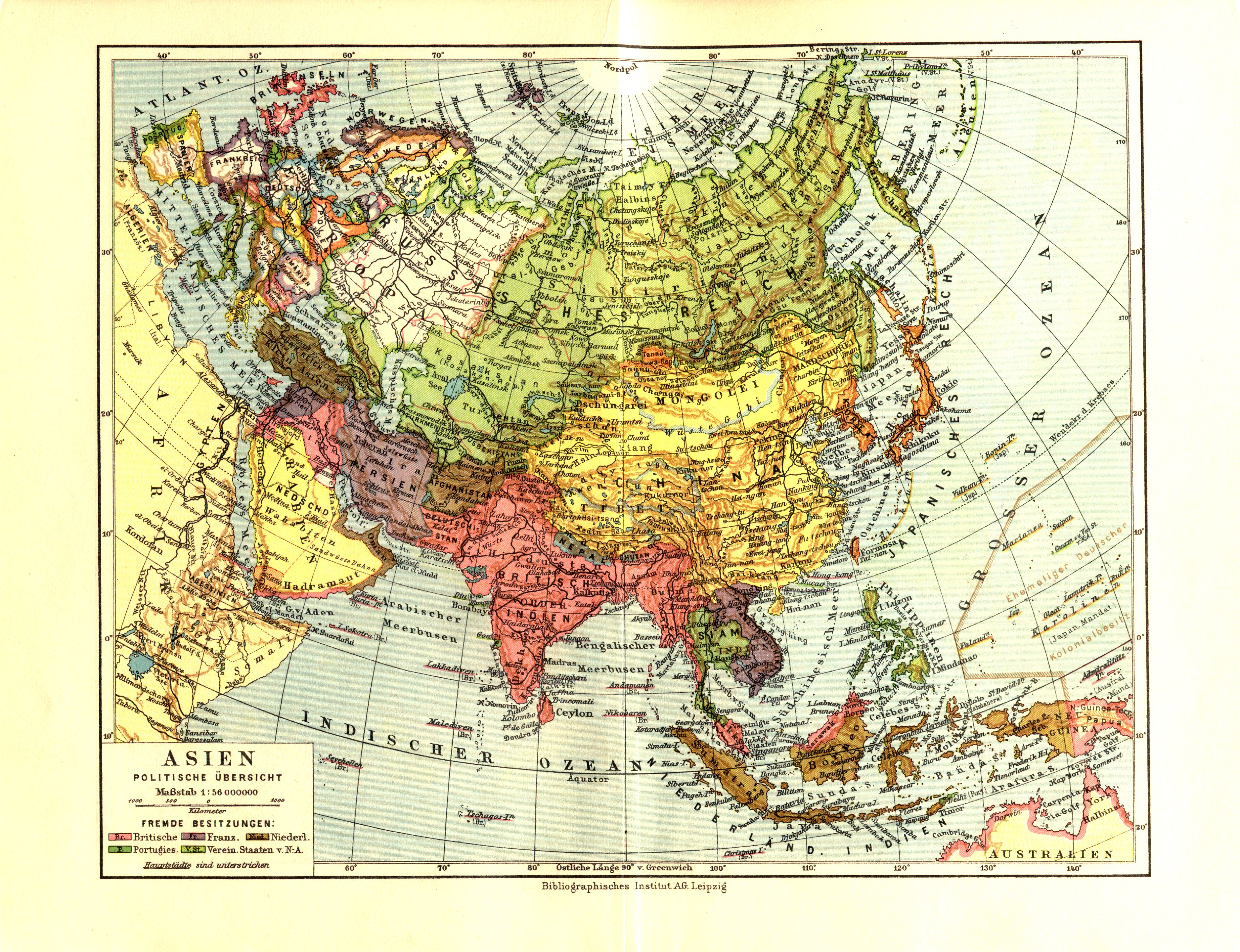 Asia en 1932