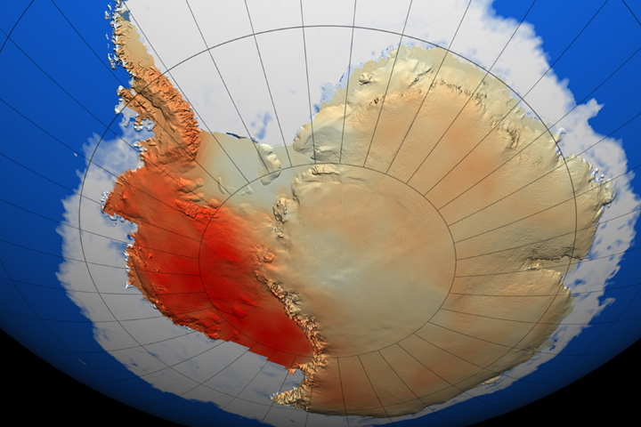 Calentamiento de la Antártida