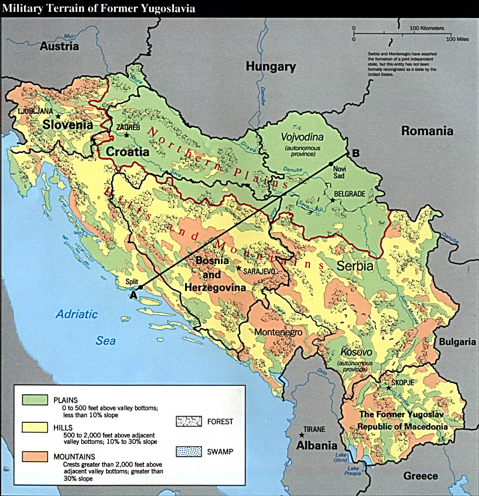 Cartografía Militar de Bosnia y Herzegovina