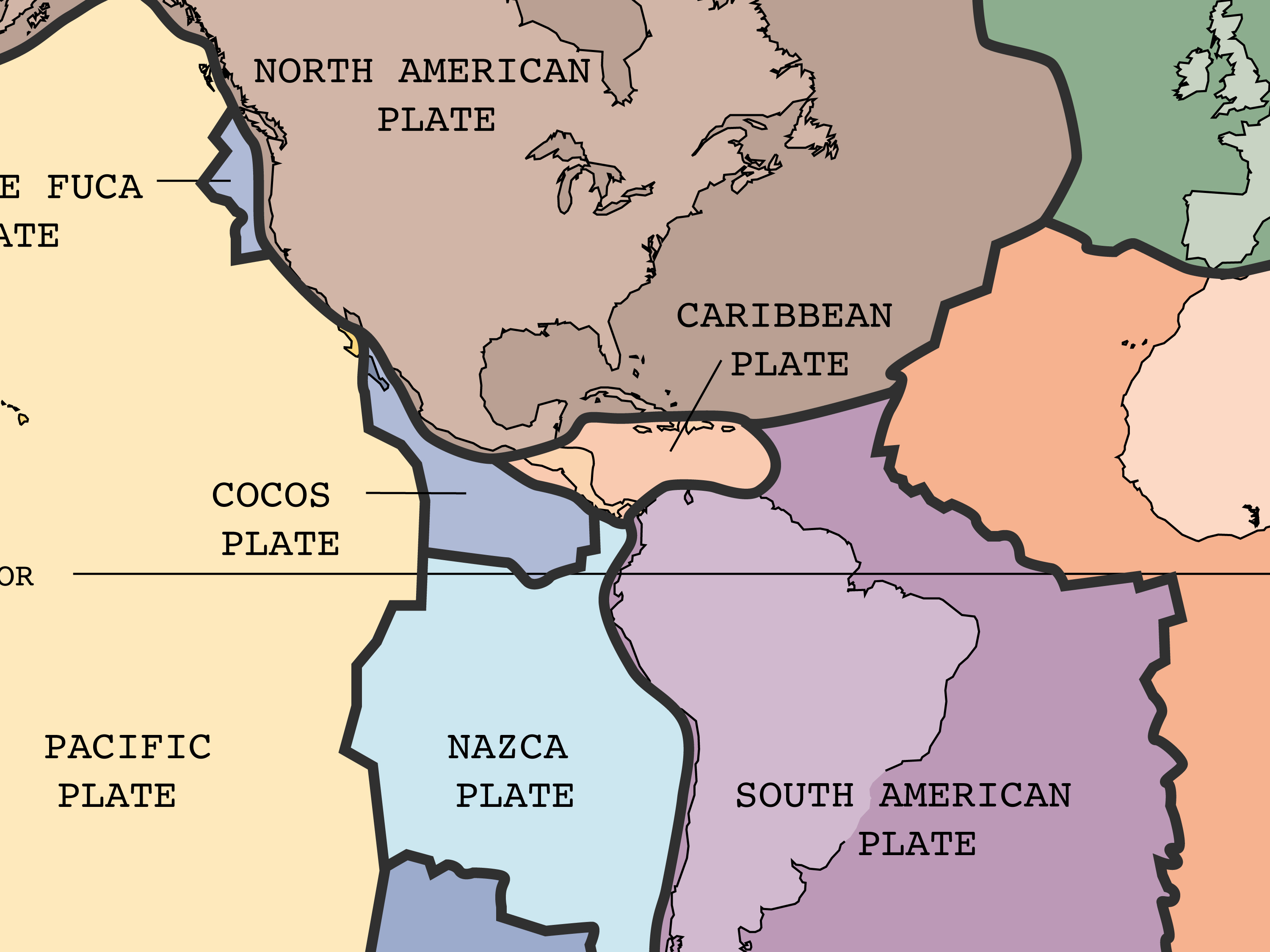 Centroamérica y la Placa del Caribe