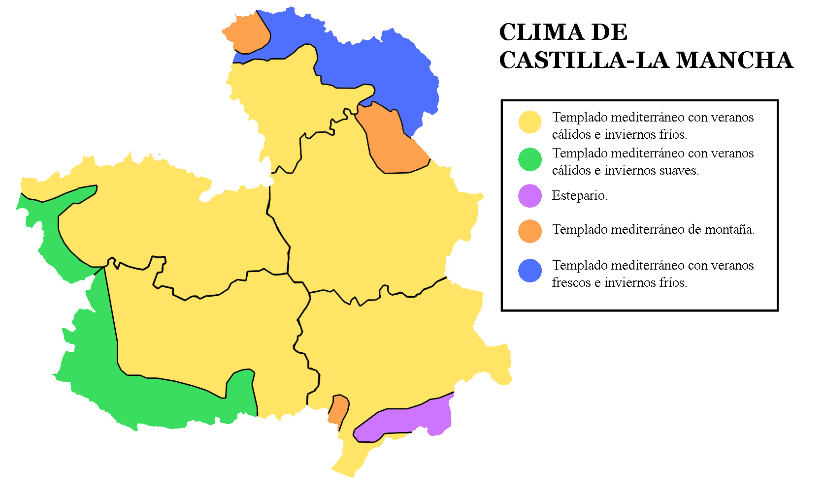 Clima de Castilla-La Mancha 2007