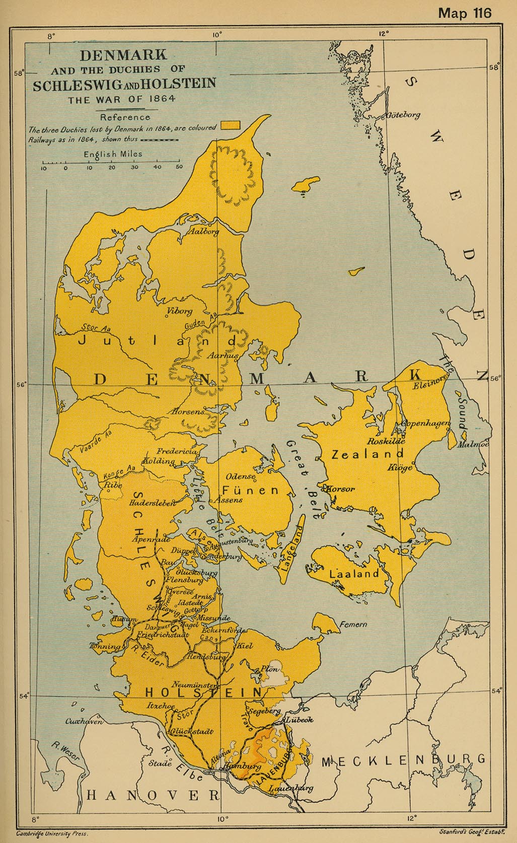 Dinamarca y los ducados de Schleswig y Holstein 1864