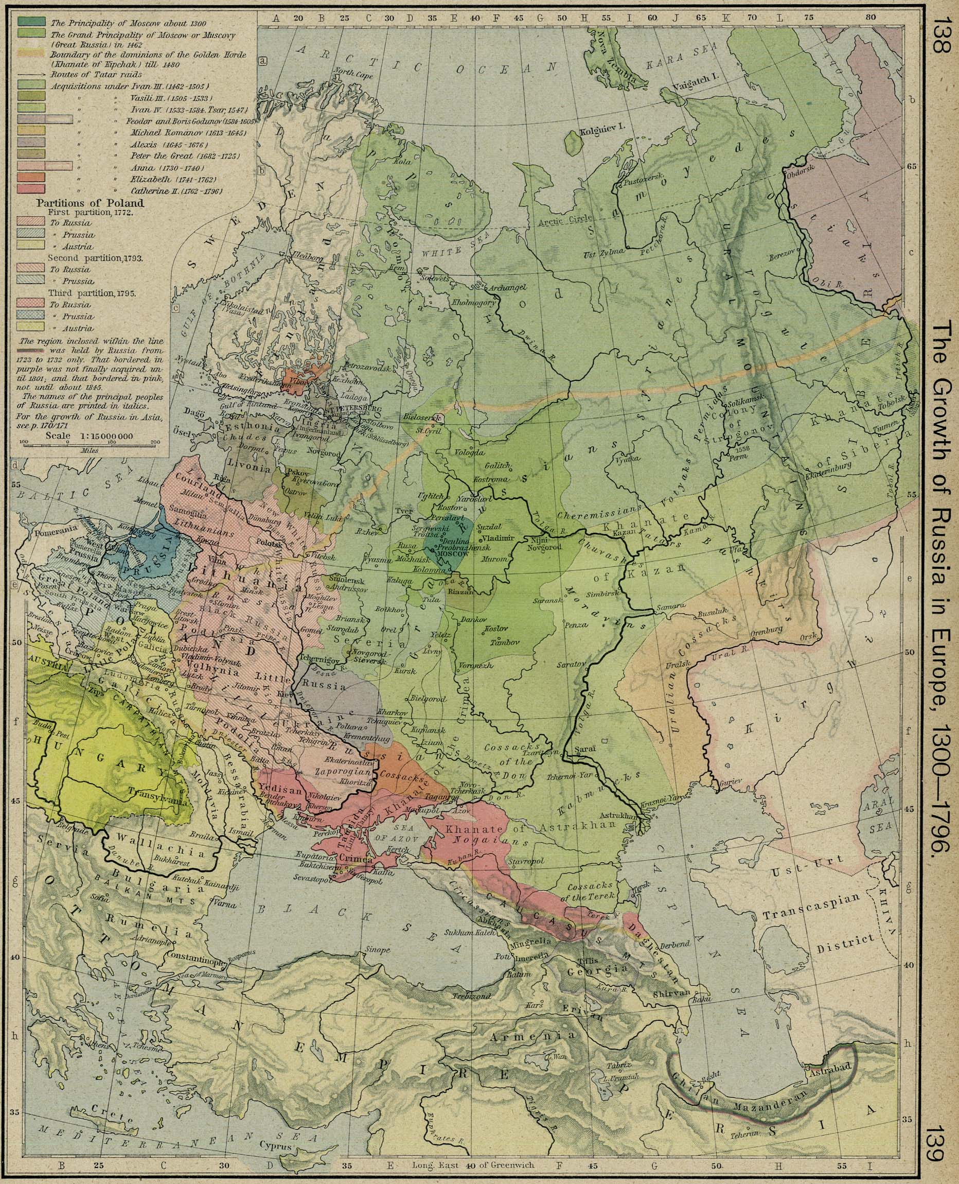El Crecimiento de Rusia en Europa 1300-1796