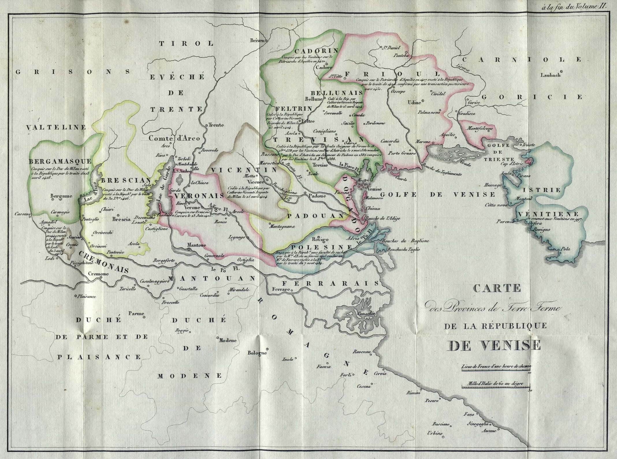 El Domini di Terraferma o Stato da Tera de la República de Venecia