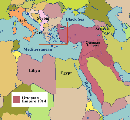 Maps Of The Ottoman Empire 1914 Mapa Owje Com