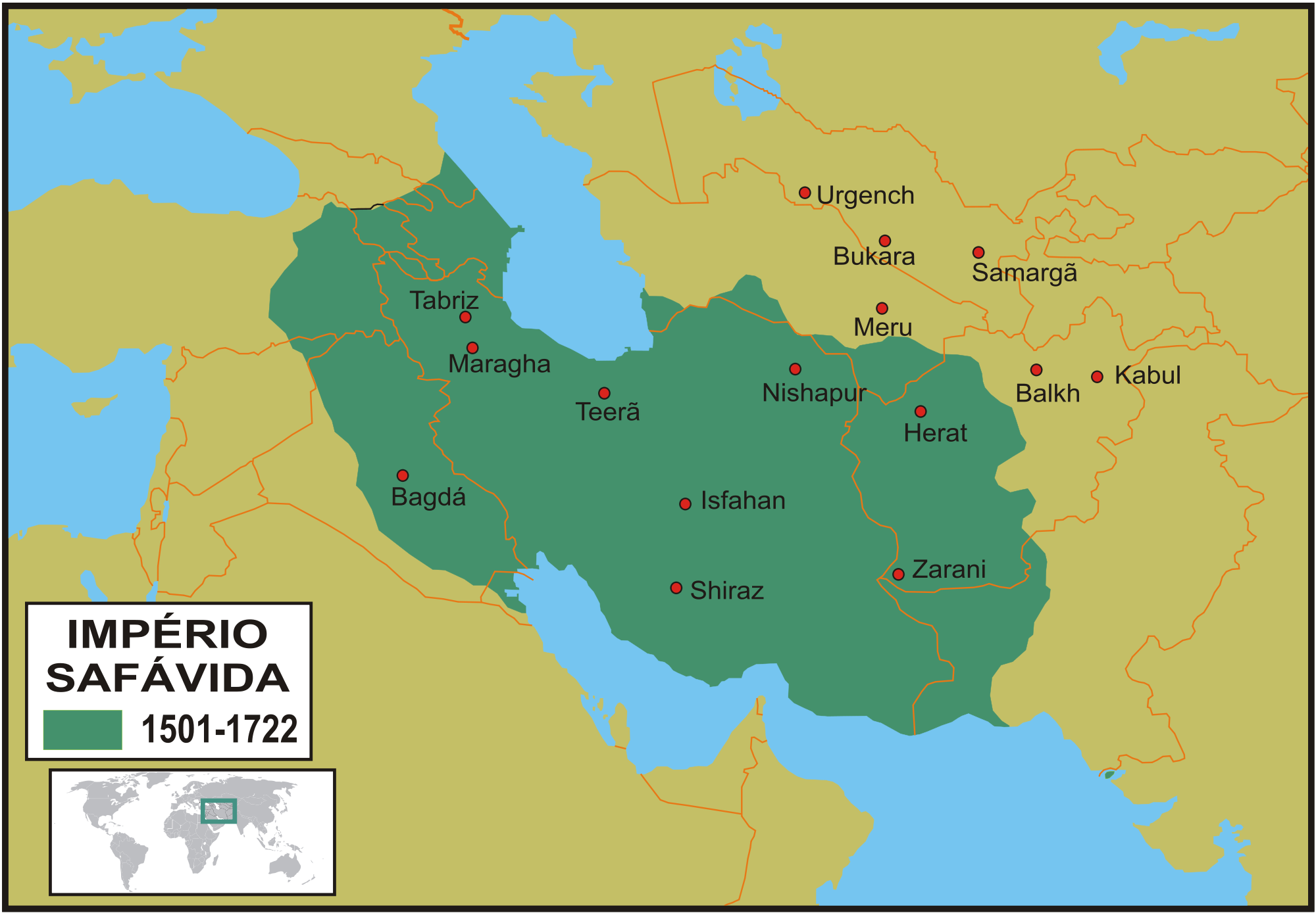 El Imperio Safávida o Dinastía Safawi 1501-1722
