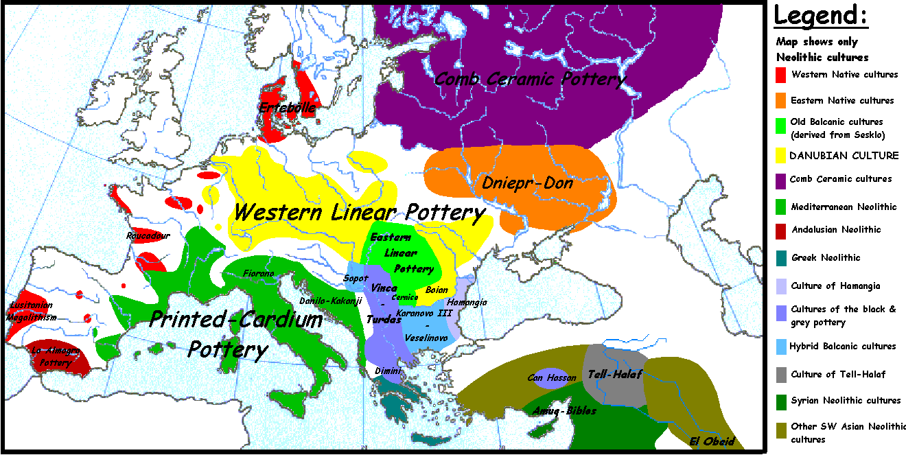 El Neolítico medio en Europa 6500-6000 a. C.