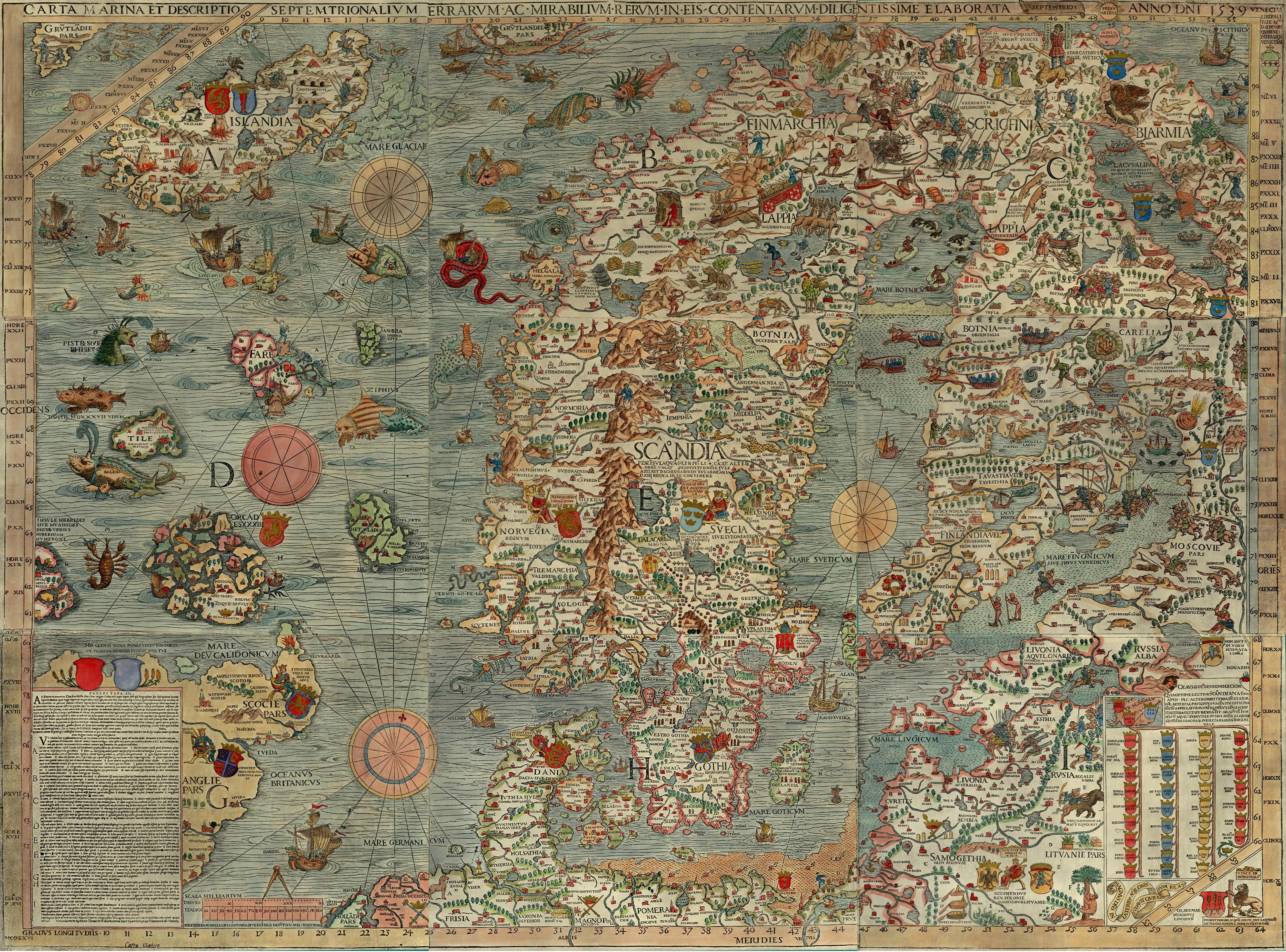 Escandinavia 1539