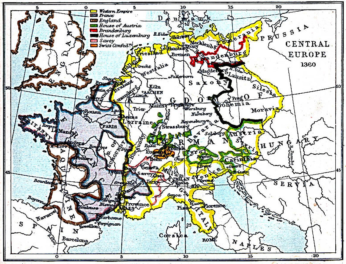 Europa Central 1360 A.D.