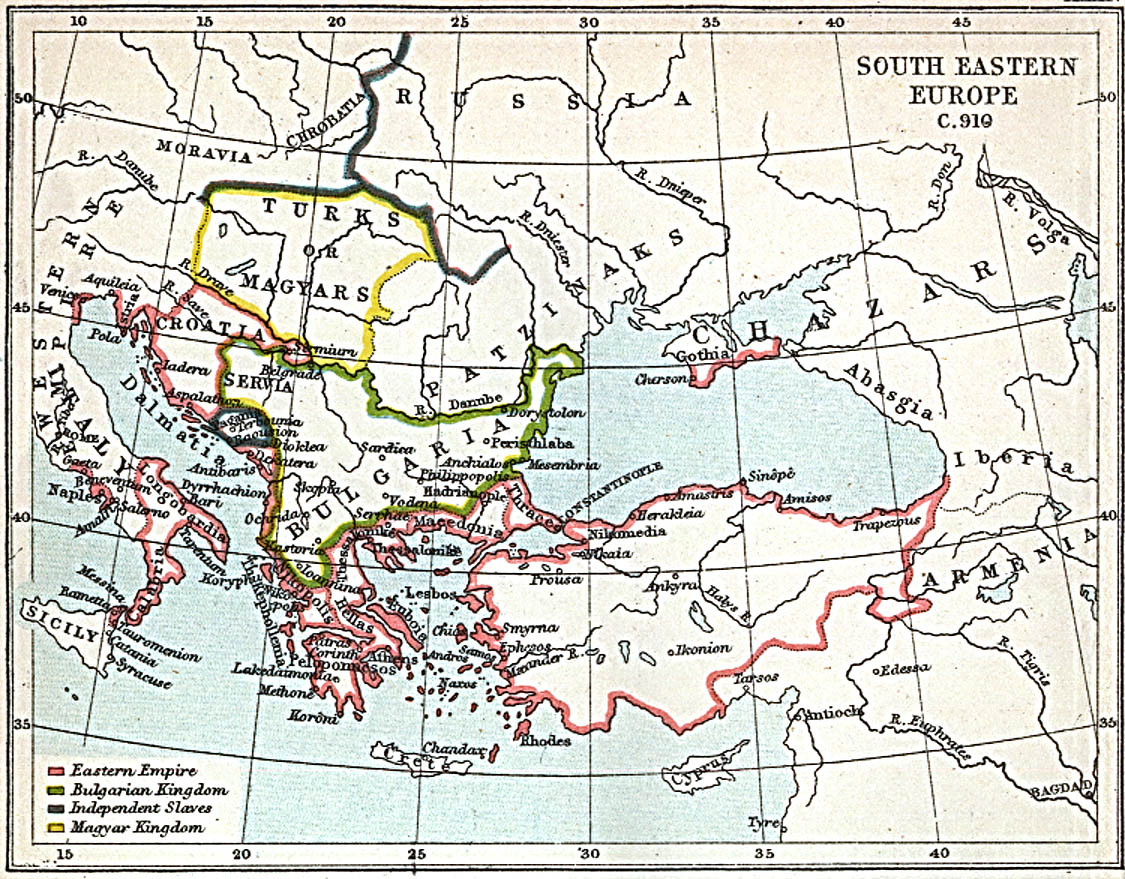 Europa Suroriental 900 A.D.