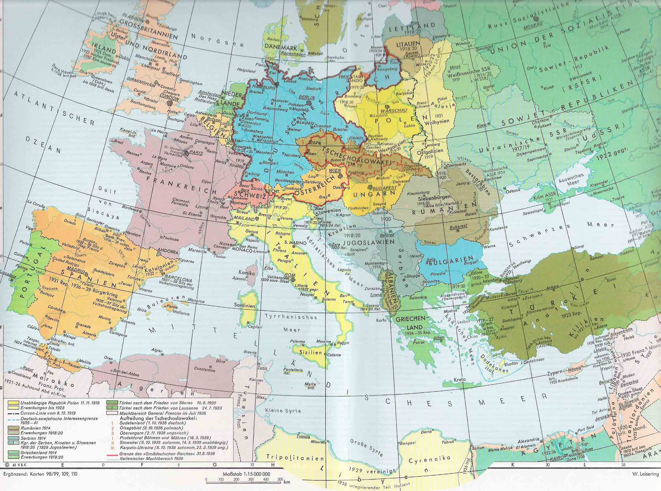 Europa de entreguerras 1918-1939