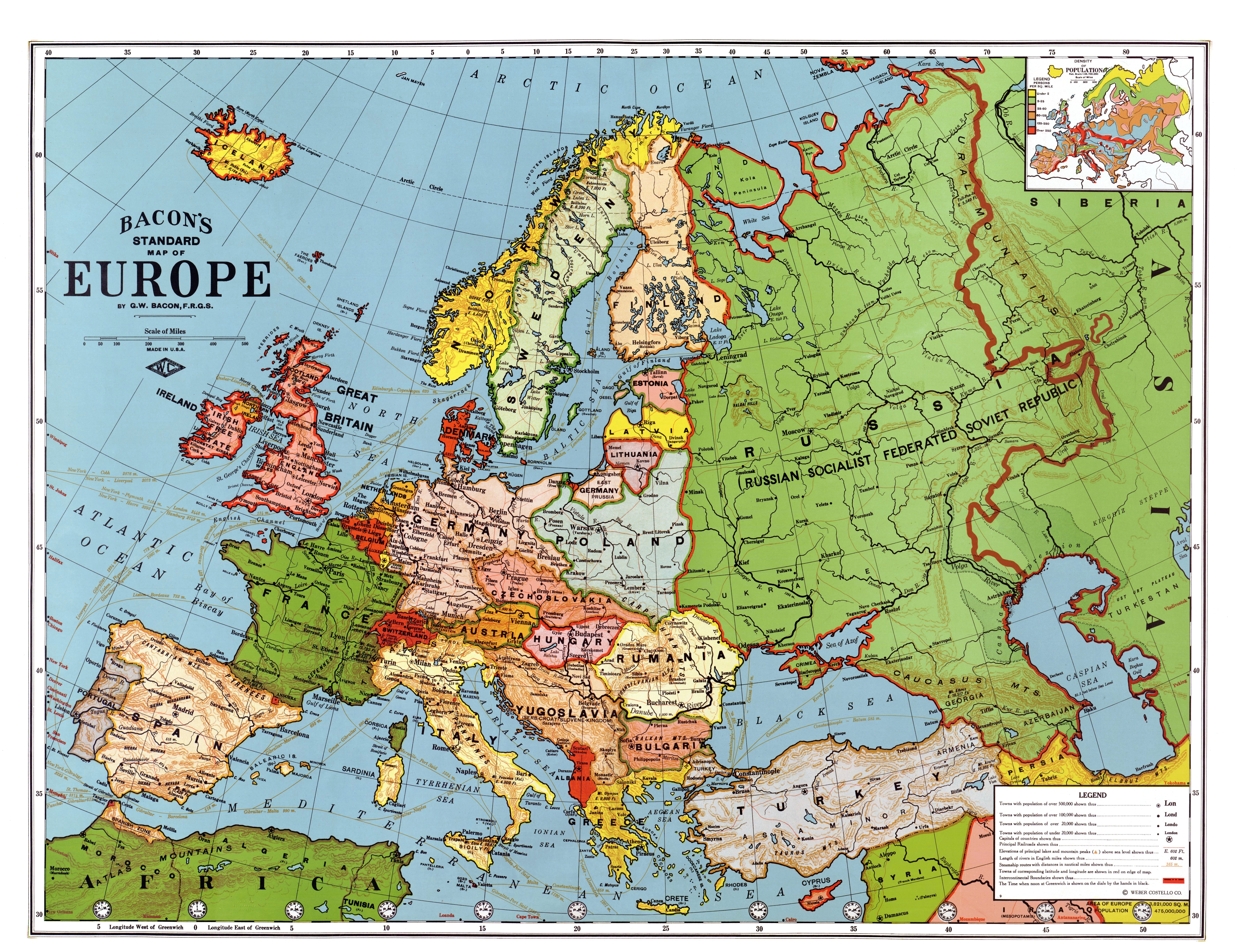Europa durante el período de entreguerras 1923