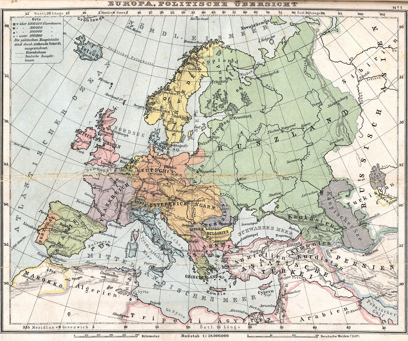 Europa en 1905