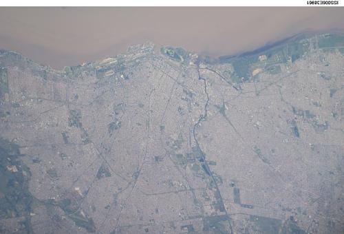 Imagen, Foto Satelite, Buenos Aires, Capital Federal, Argentina