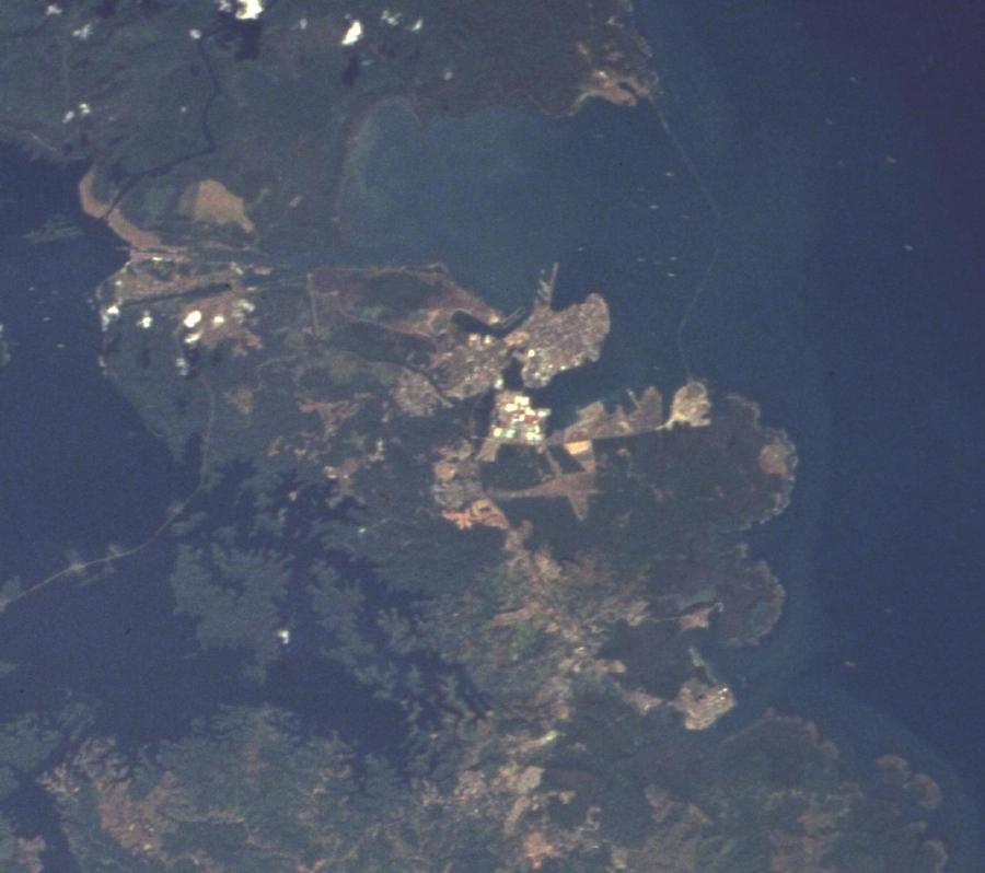 Imagen, Foto Satelite de Ciudad de Colón, Panamá