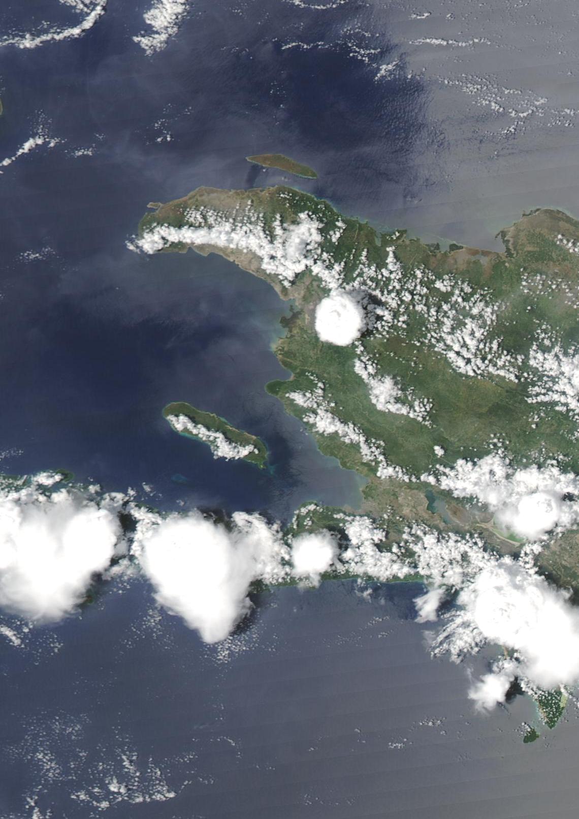 Imagen, Foto Satelite de Haití
