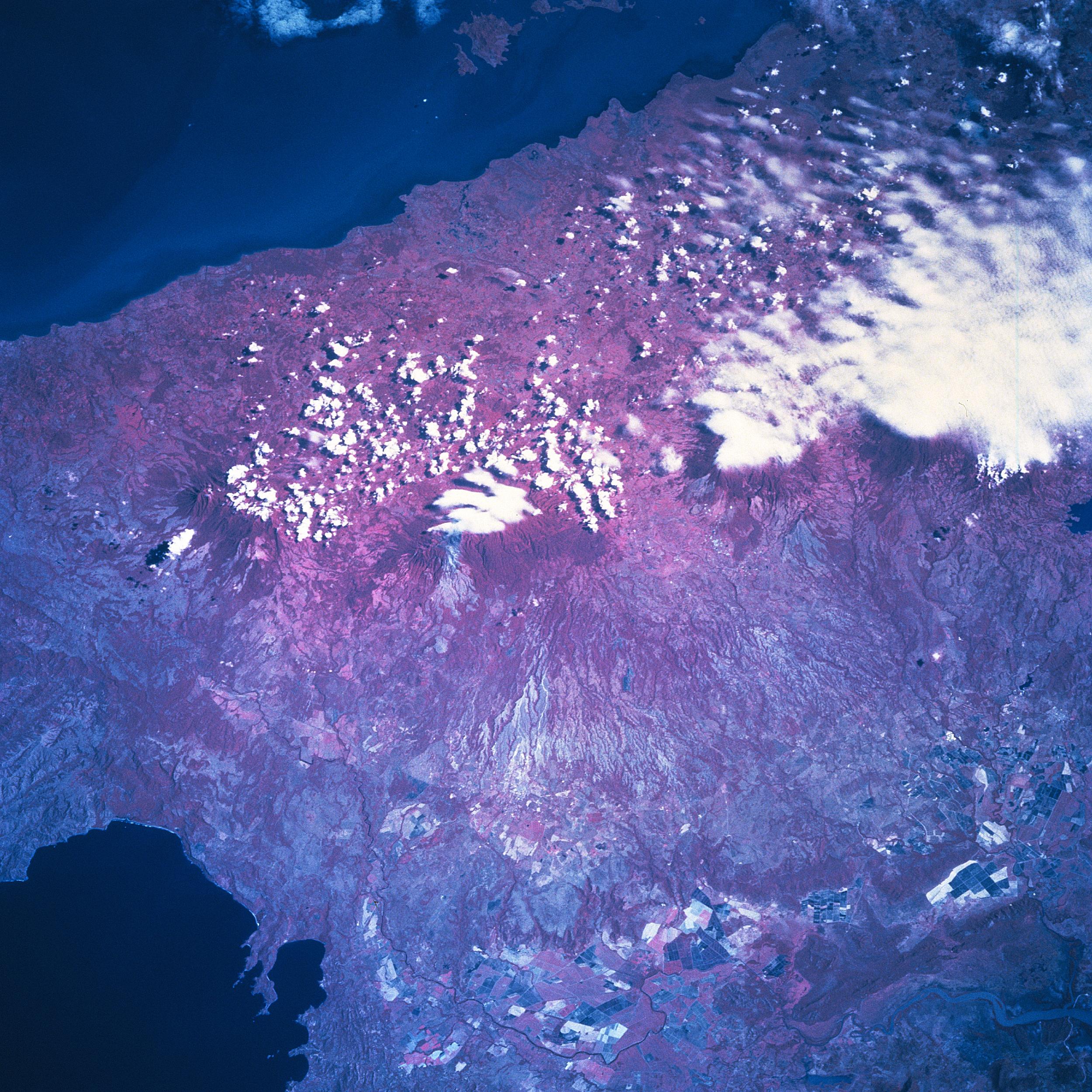 Imagen, Foto Satelite de Montañas de Guanacaste, Costa Rica
