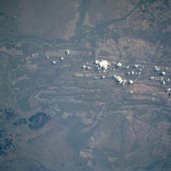 Imagen, Foto Satelite de Rio Paraguai, Estado Mato Grosso, Brasil
