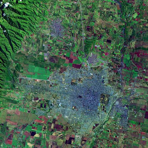Imagen, Foto Satelite de San Miguel de Tucumán 1, Prov. Tucumán, Argentina