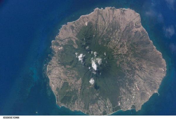 Imagen, Foto Satelite de la Isla Nieves