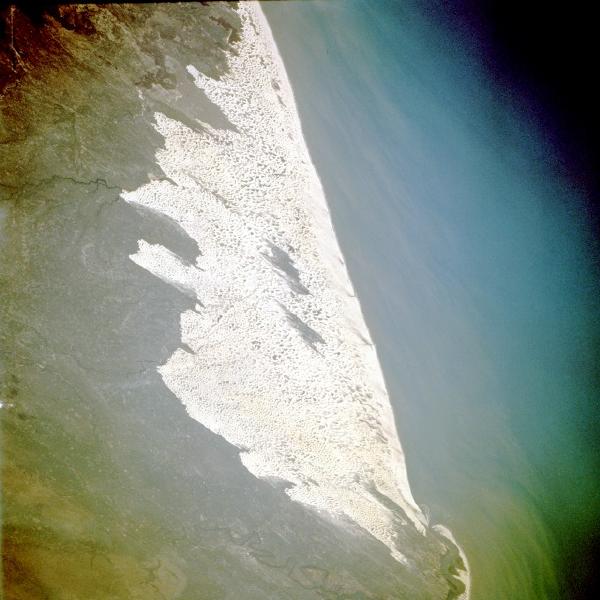 Imagen, Foto Satelite de las Dunas de Arena, Estado de Maranhão, Brasil