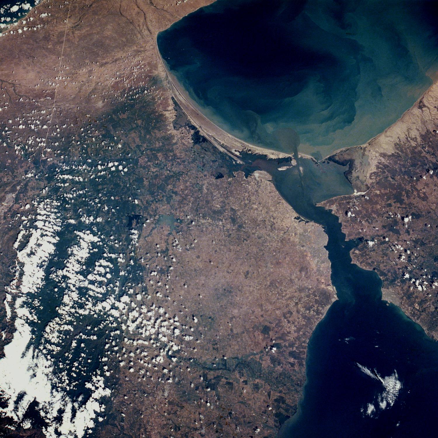 Imagen, Foto Satelite del Area del Lago Maracaibo, Venezuela