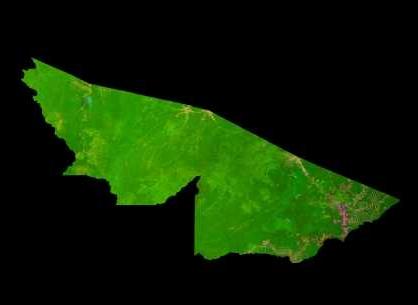 Imagen, Foto Satelite del Estado de Acre, Brasil