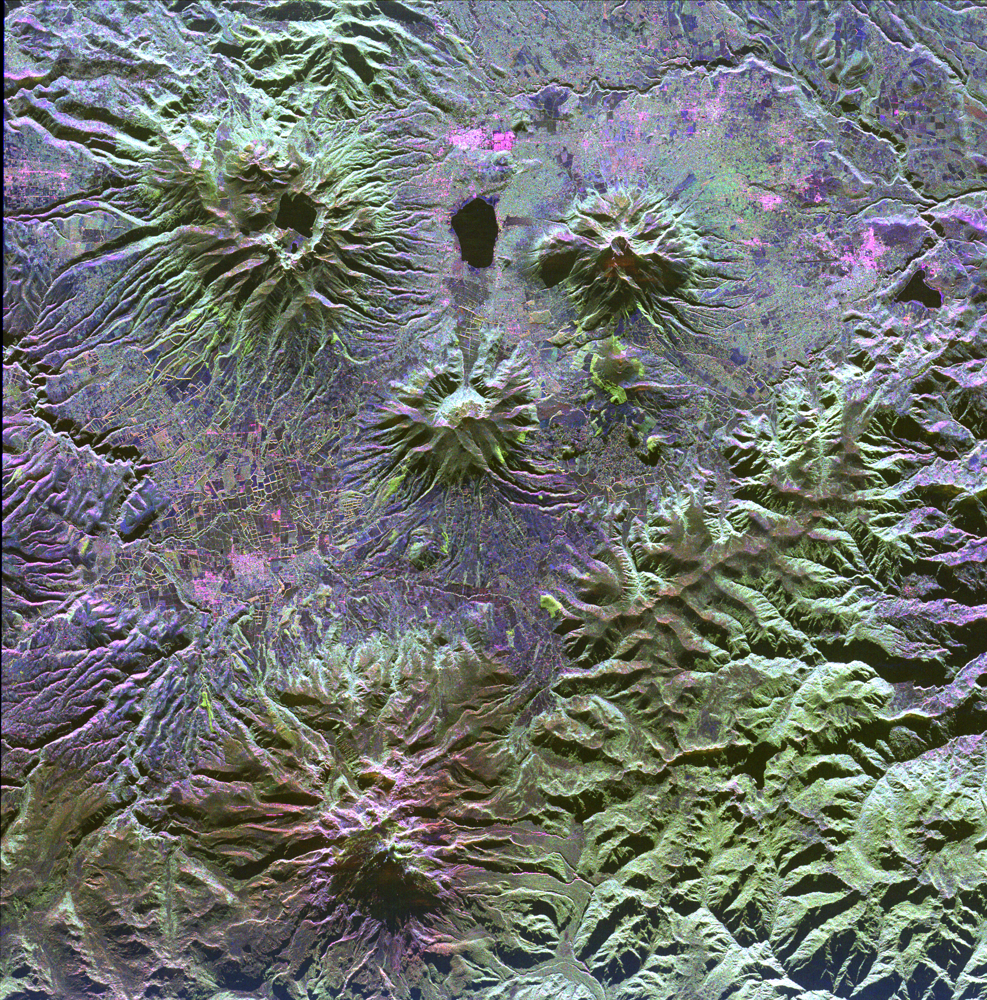 Imagen radar del norte Ecuador