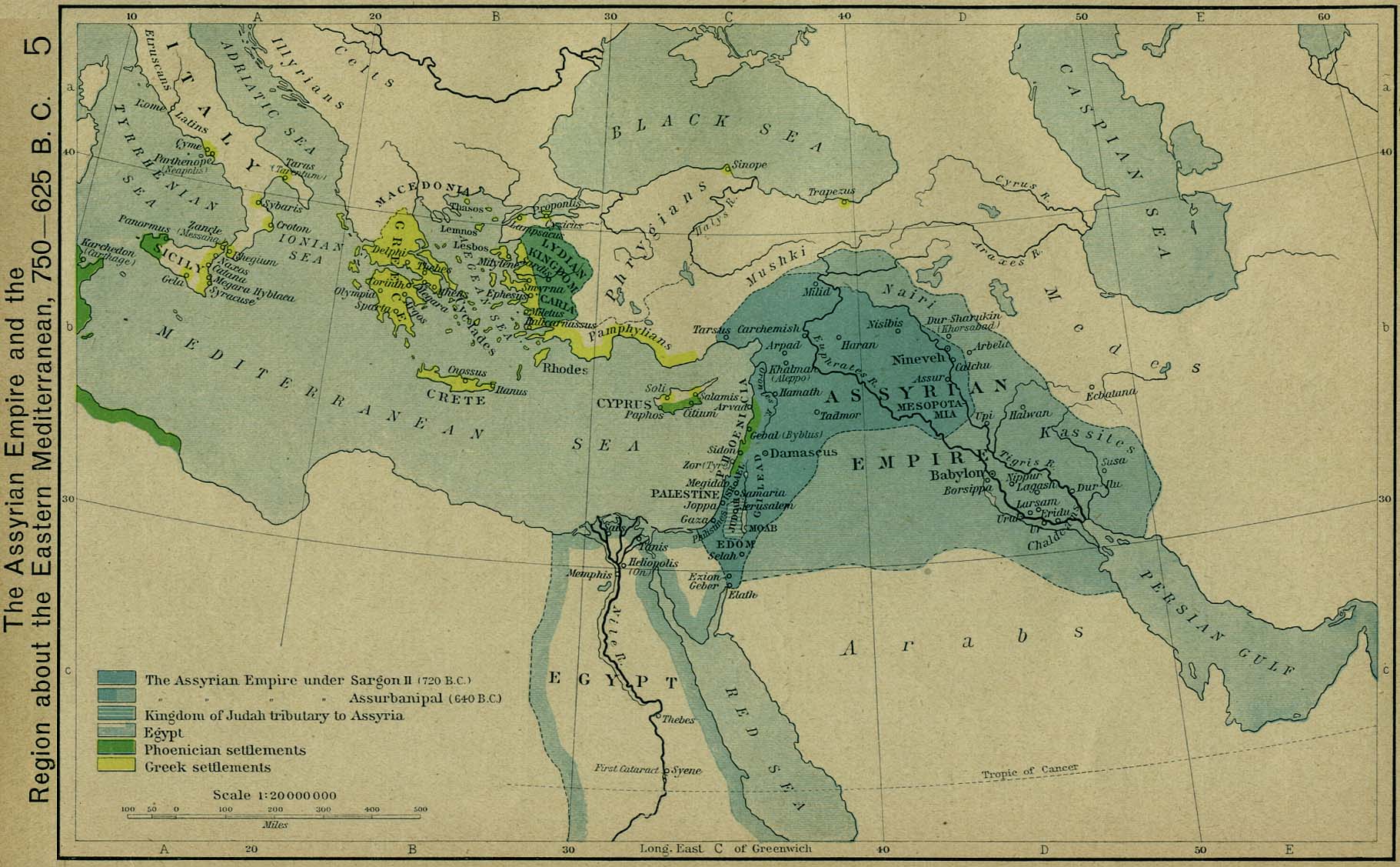 Imperio Asirio 750-625 adC